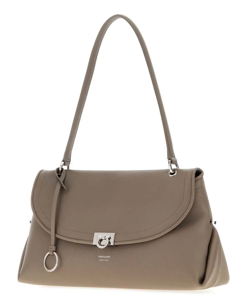Ferragamo Watatemo Shoulder Bag — Beige Beige