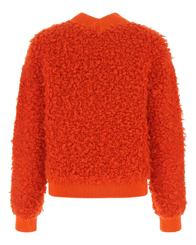 Bottega Veneta Women's Red Boucle Sweater 6022 Maglieria Red