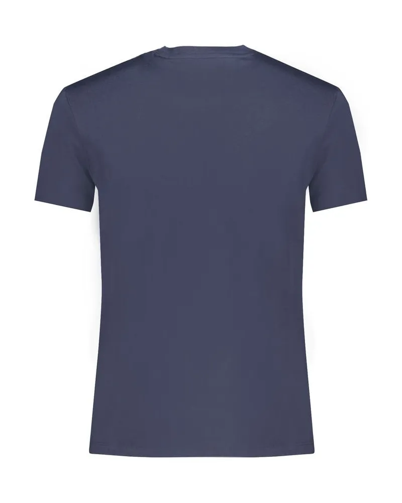 Timberland Cotton Slim-Fit T-Shirt — Blue Blue