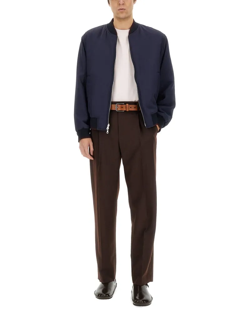 Dries van Noten Reversible Jacket — Blue Blue