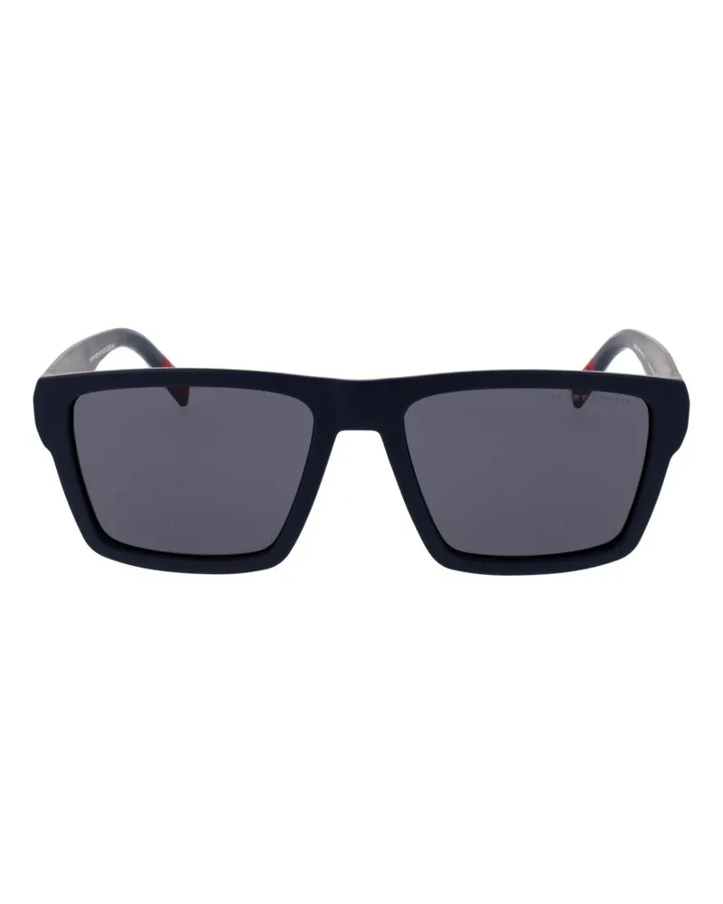 Tommy Hilfiger TO-1067523 Polyamide Square-Frame Sunglasses — Blue Blue