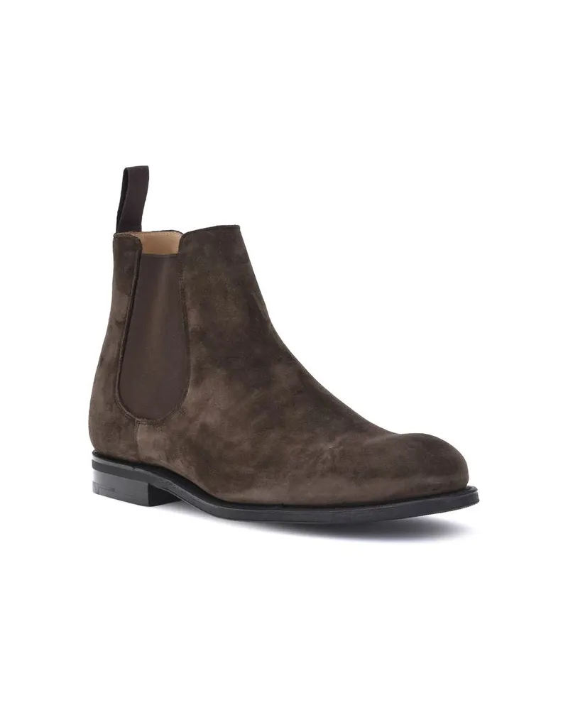 Church's Men's Brown Calf Leather Bos Taurus Chelsea Boots Brown