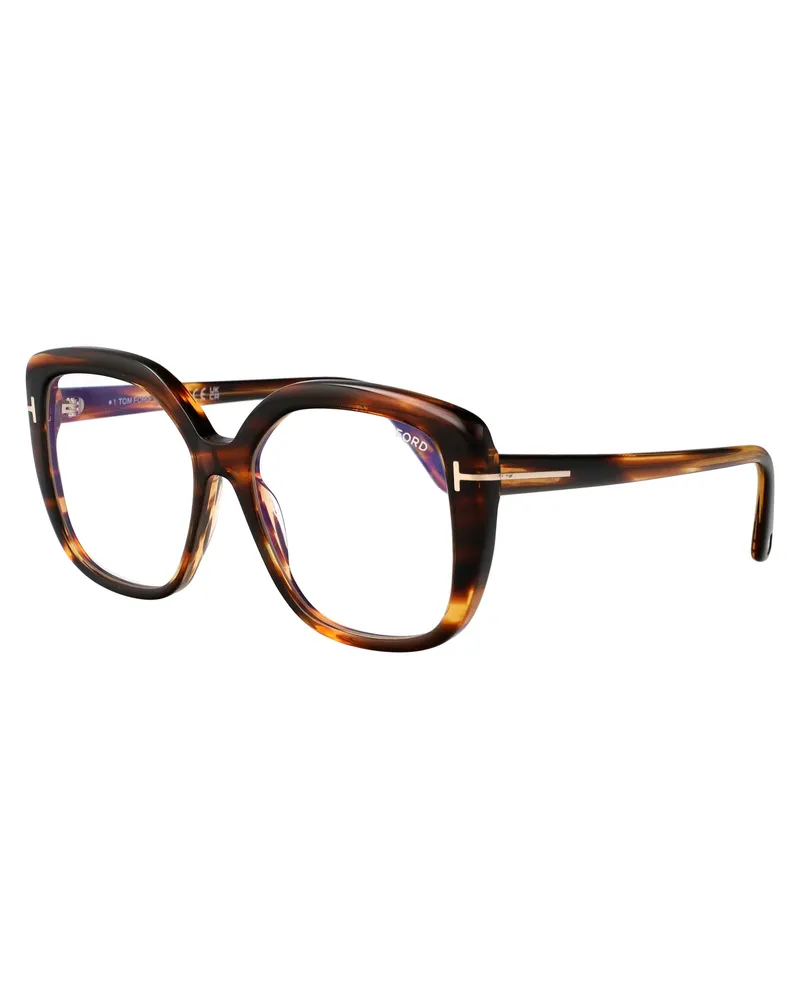 Tom Ford Women's Sunglasses Ft6043-B Havana Acetate Glasses & Frames Havana