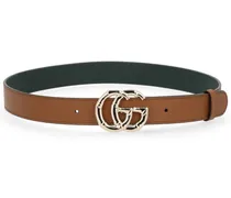 GG Marmont Belt — Brown