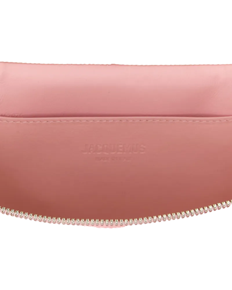 Jacquemus Calfskin Leather Top Handle Bag — Pink Pink