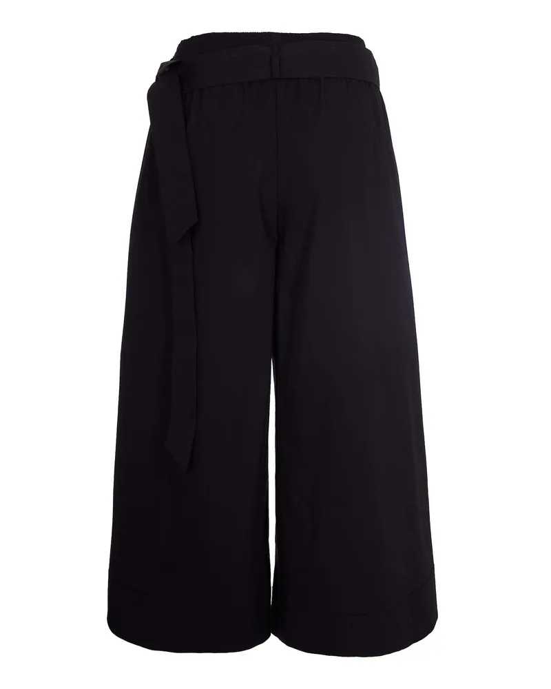 Pinko Women's Shorts Love Birds Black Cotton Poplin Limousine Elastane Black