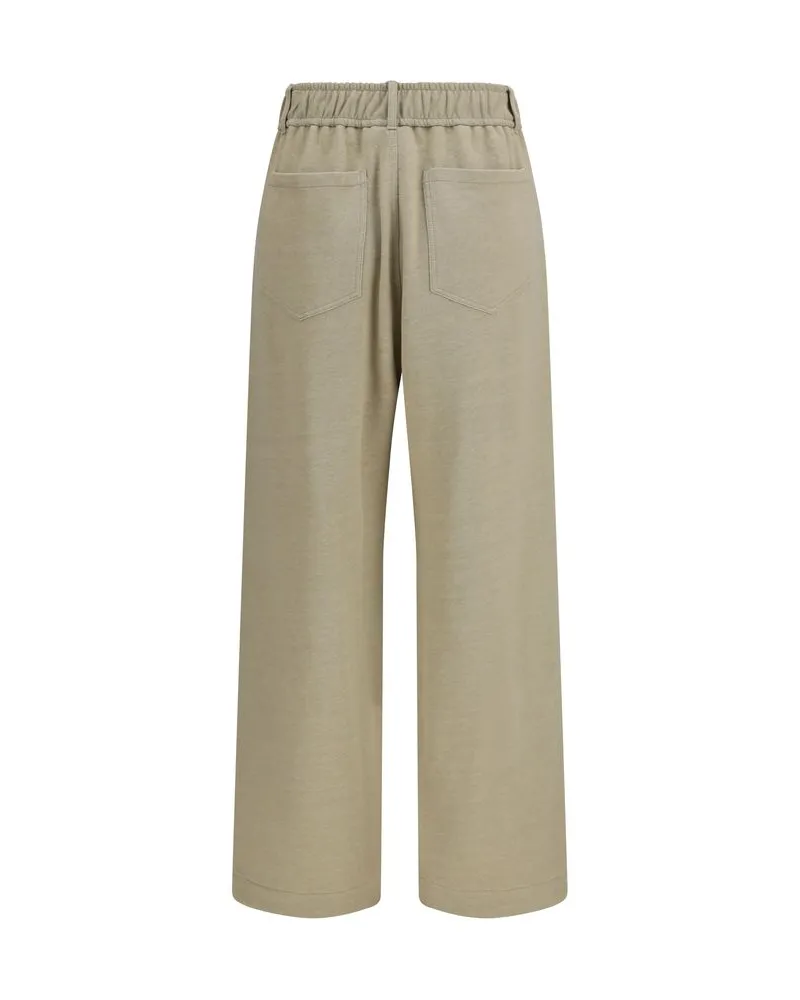 Brunello Cucinelli Track Trousers — Beige Beige