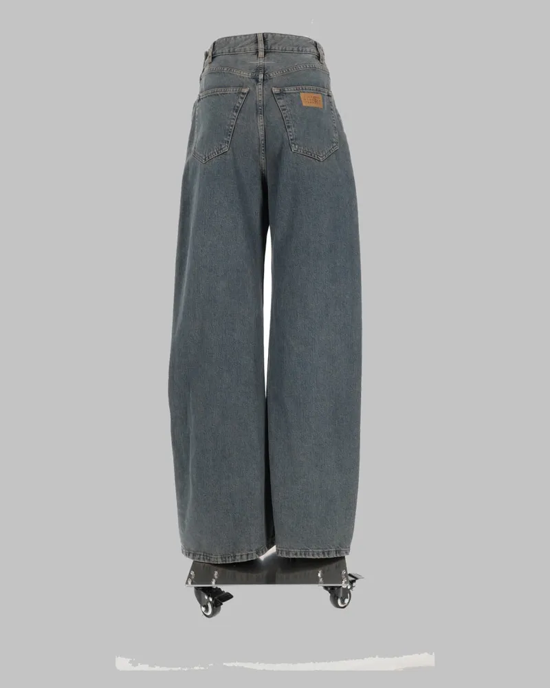 Maison Margiela 5-Pocket Cotton Denim Jeans — Blue Blue