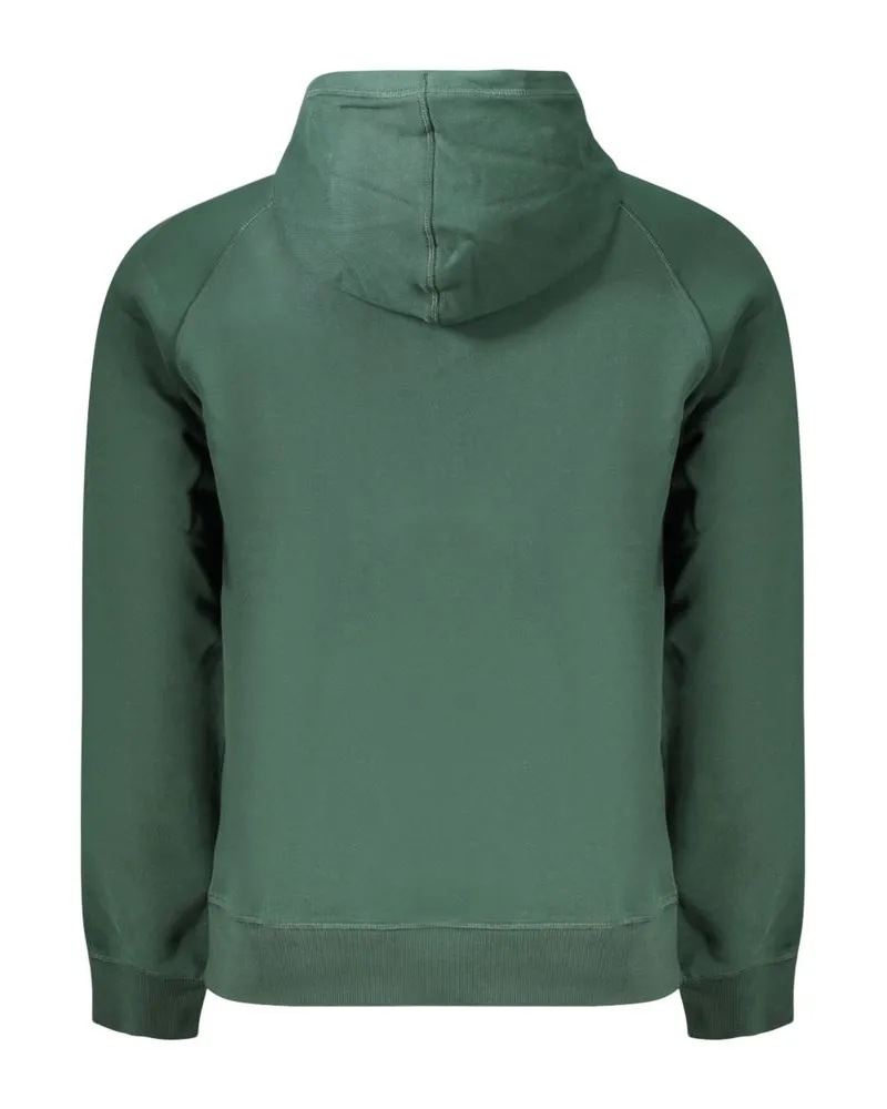 Timberland Cotton Zip-Up Hoodie Sweatshirt — Green Green