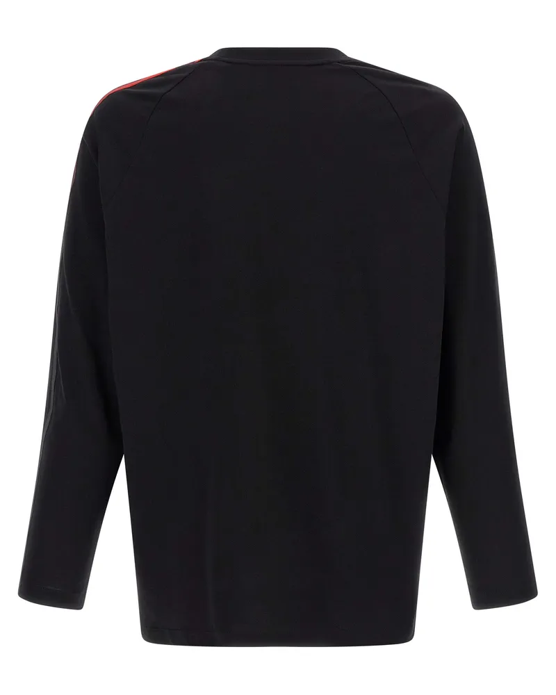 Y-3 Men's Black Cotton T-Shirt Black