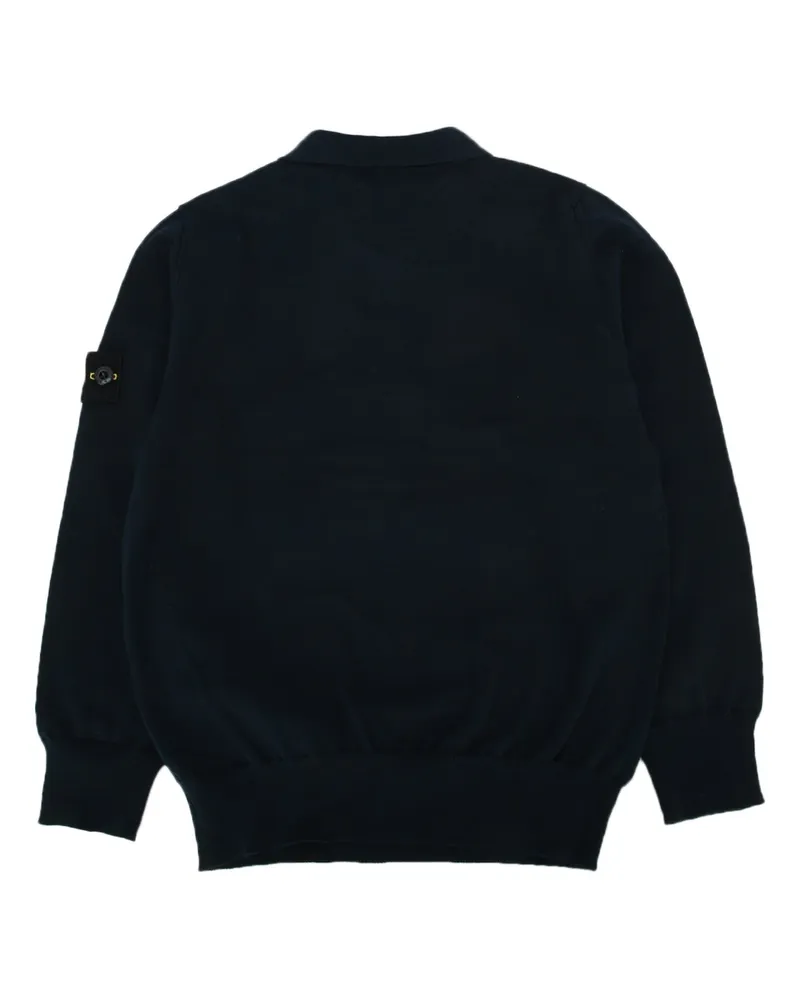 Stone Island Boys' Polo Navy Cotton Navy