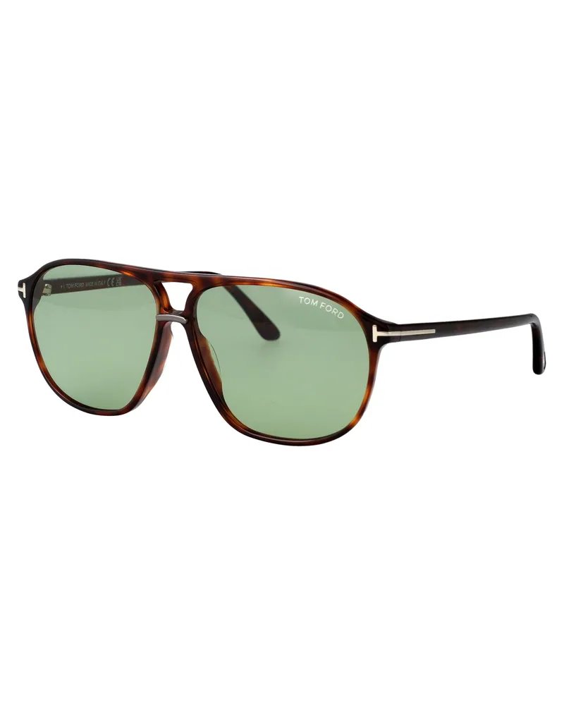 Tom Ford Men's Sunglasses Bruce Havana Acetate Brown