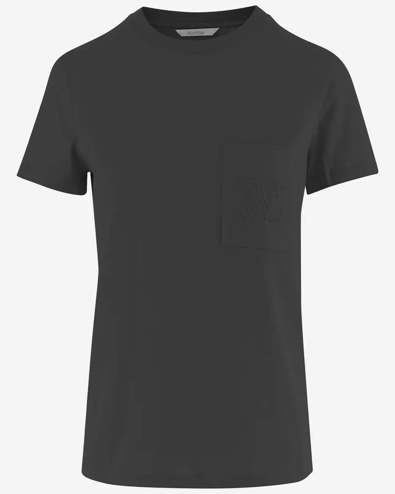 Max Mara Cotton T-Shirt — Gray Gray