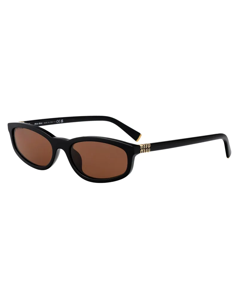 Miu Miu Women's Sunglasses Black Acetate Glasses & Frames Black