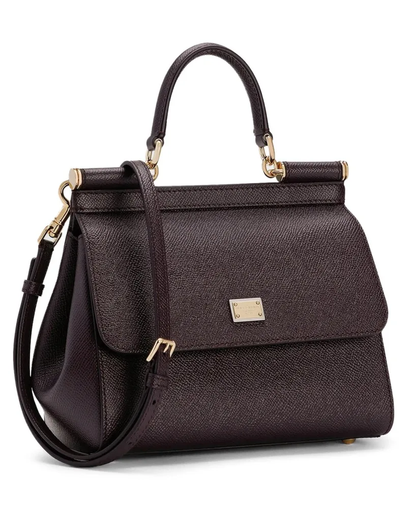 Dolce & Gabbana Shoulder Bag — Burgundy Burgundy