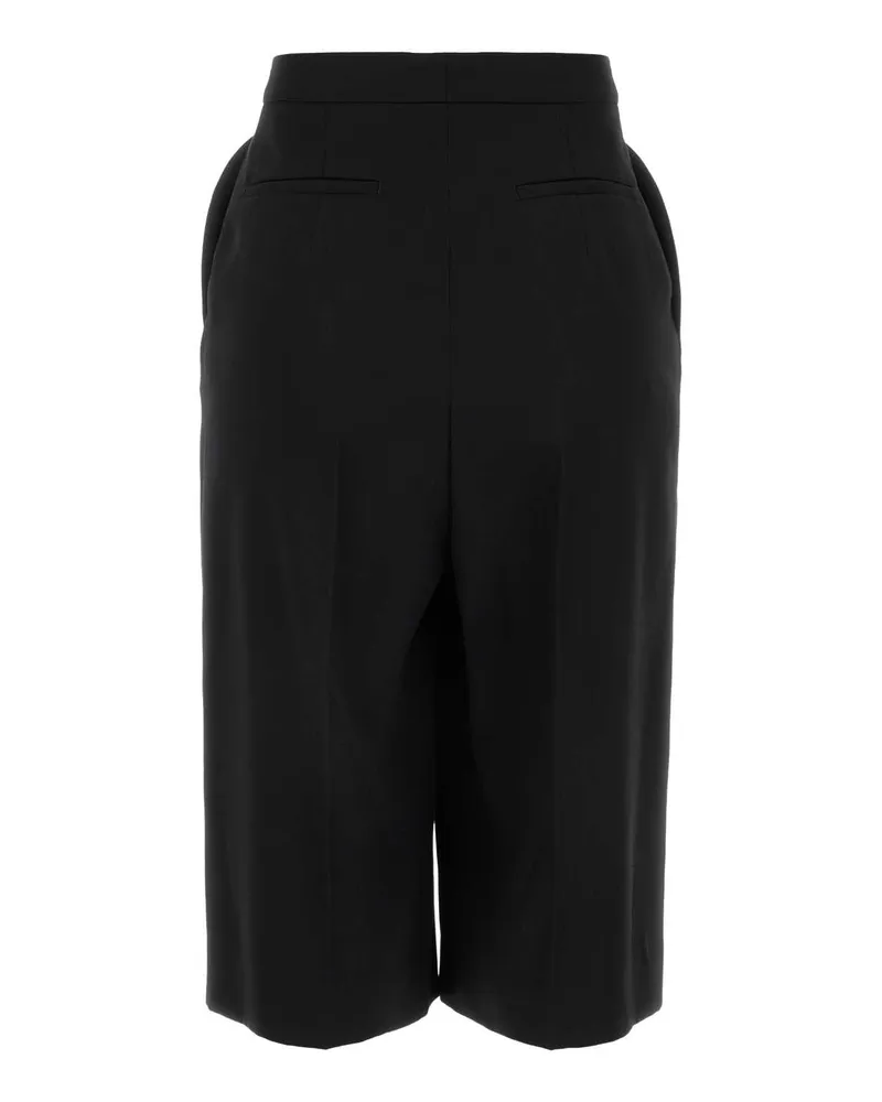 Givenchy Women's Black Wool Bermuda Shorts Exterior Black