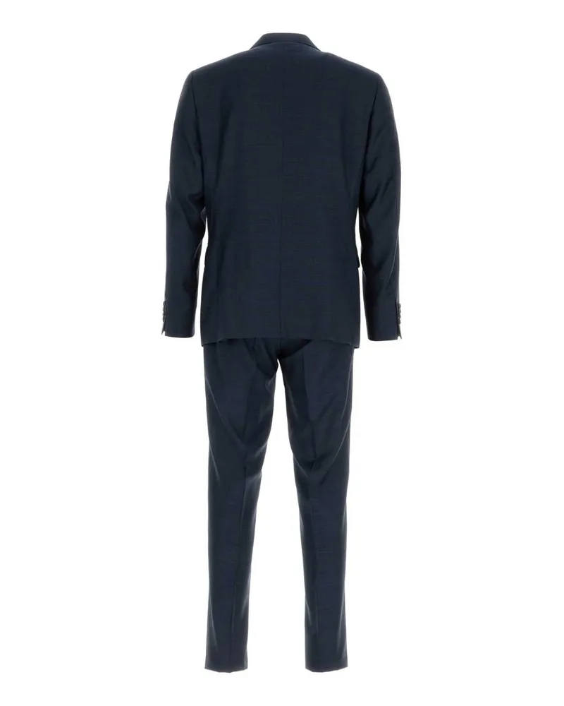 Canali Men's Monopetto Pant Suit Navy Wool Navy