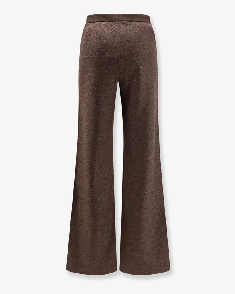 Loro Piana Women's Trousers Robin Novalis Brown Cashmere Brown