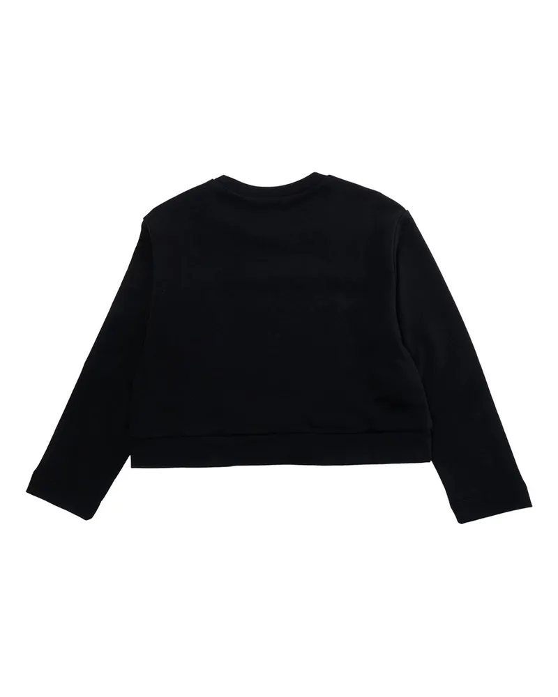 Marni Girls' Sweatshirt With Logo Black Cotton Hoods & Sweatshirts Black