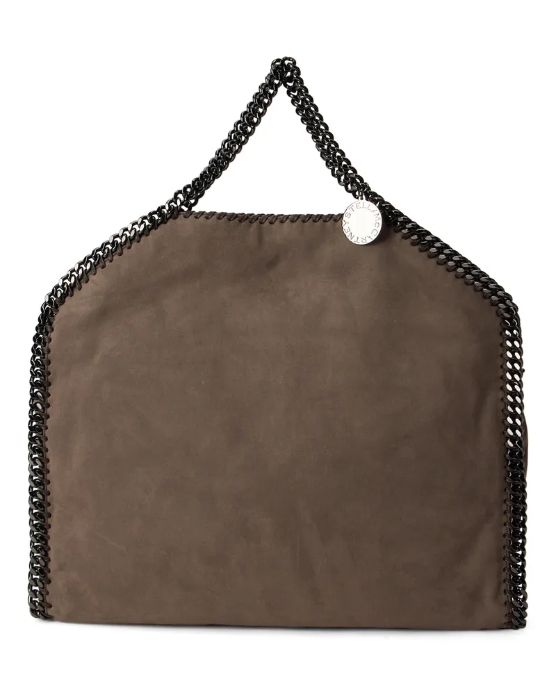 Stella McCartney Women's Tote Bag Falabella Dark Taupe Polyester Taupe