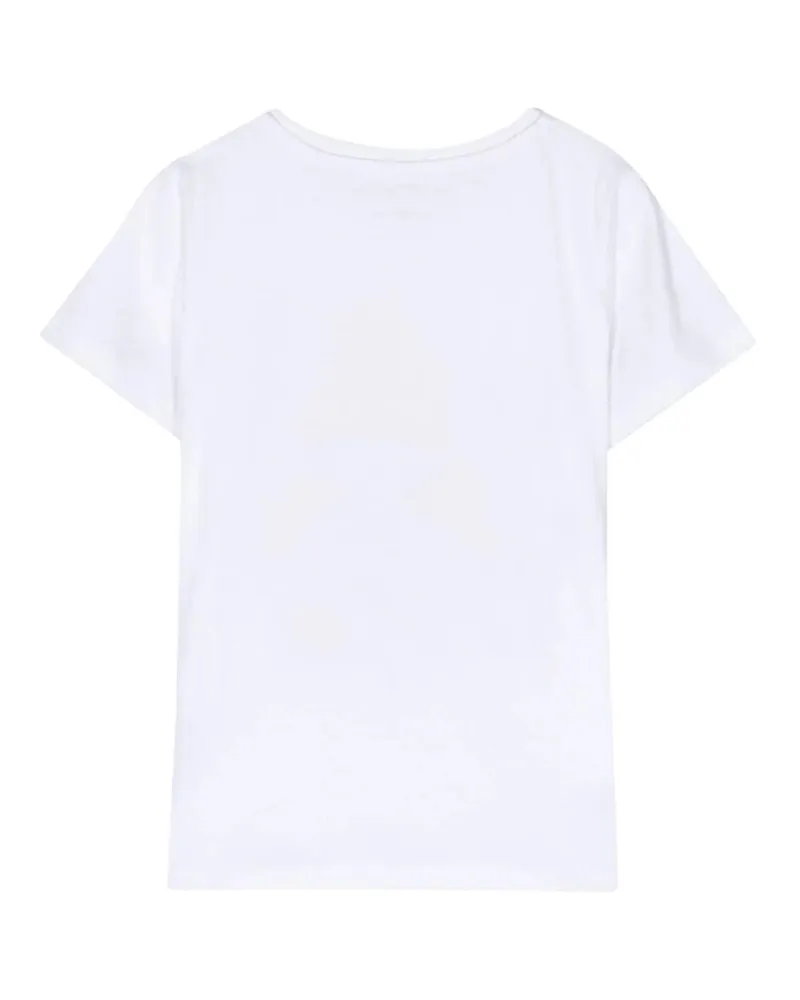 Stella McCartney Mushroom & Flower Print T-Shirt — White White