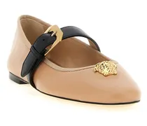 Women's Multicolor Lamb Leather Ballet Flats