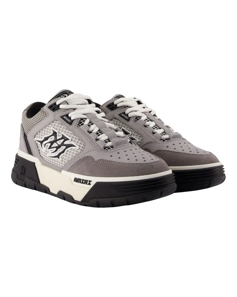 Amiri Men's Ma-94 Sneakers -  Leather Grey Calfskin Shoes Gray