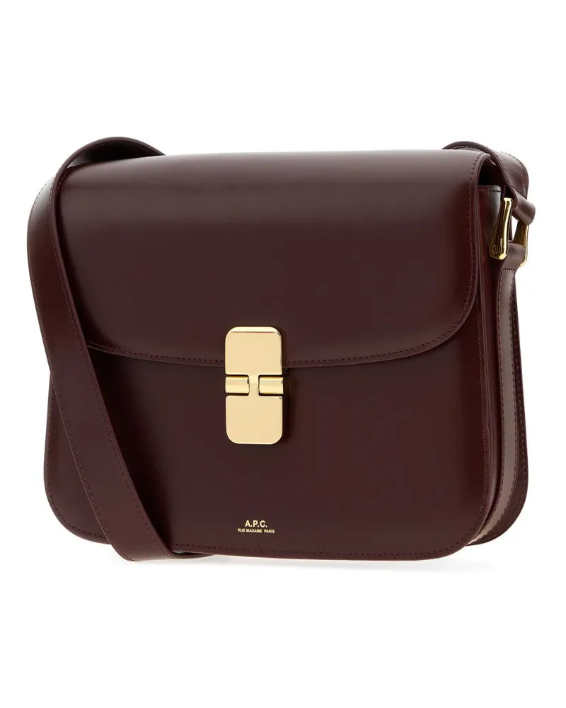 A.P.C. Vino Borse A Tracolla Bag Burgundy