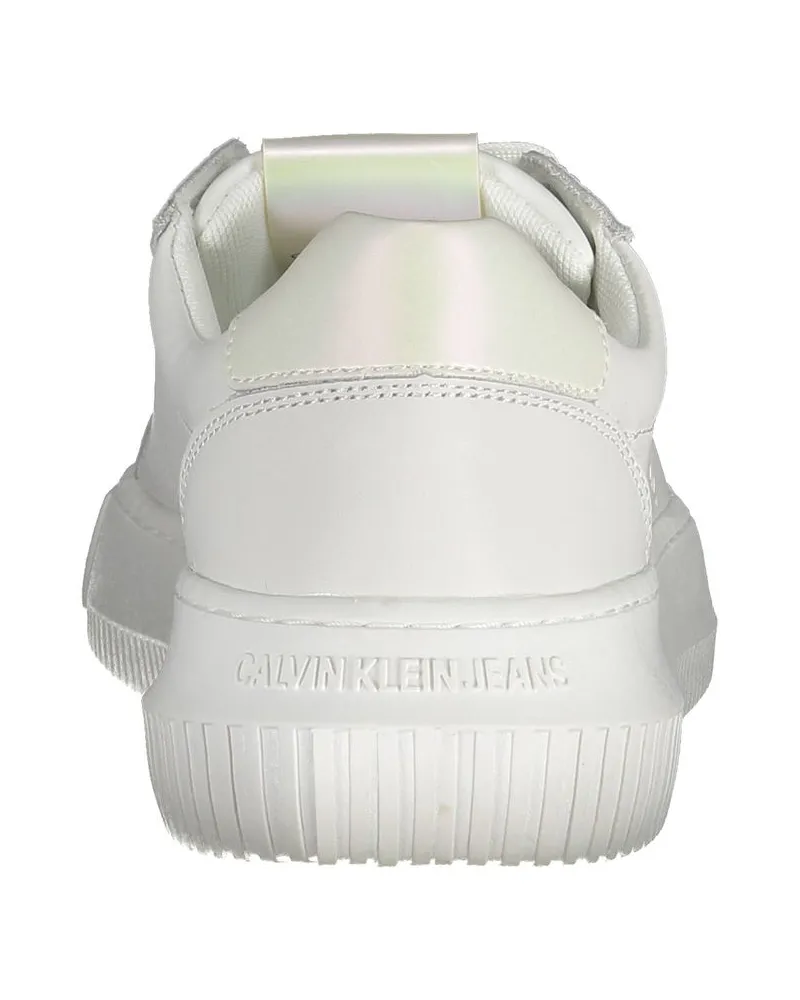 Calvin Klein Leather Sneaker — White White