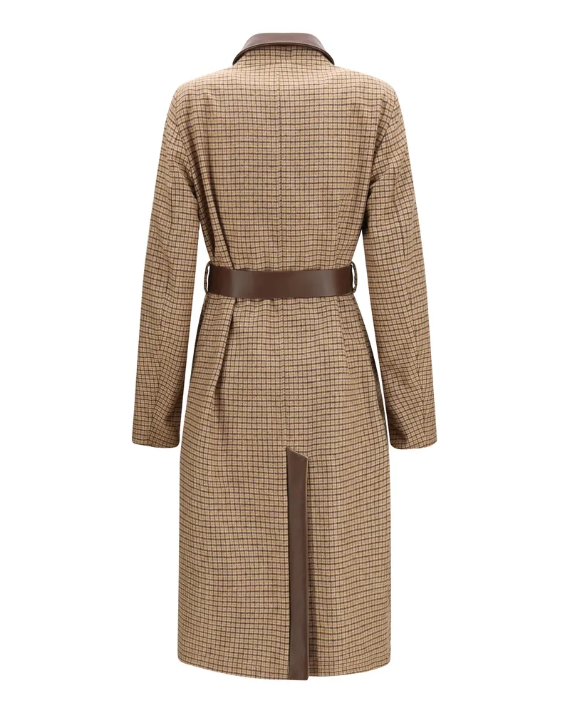 Jacob Cohën Reversible Cotton and Cashmere Trench Coat — Beige Beige