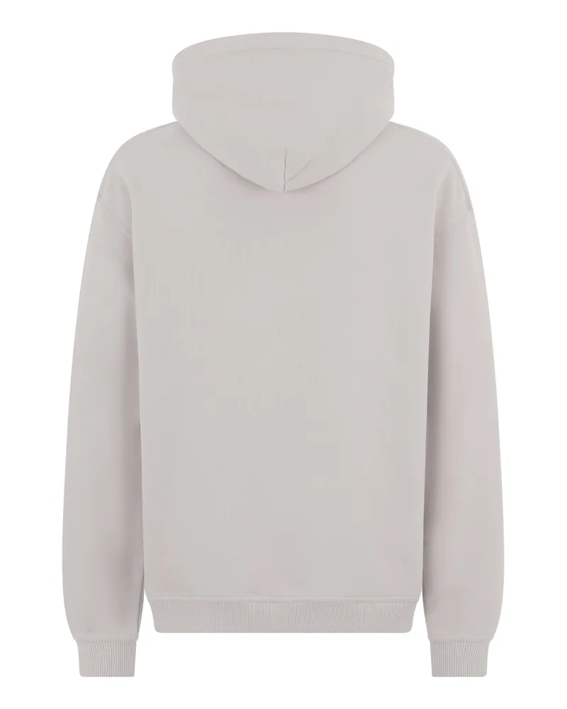 REPRESENT Men Hooded Sweatshirt Script Logo Grey Cotton Jumpers Sweater Gray