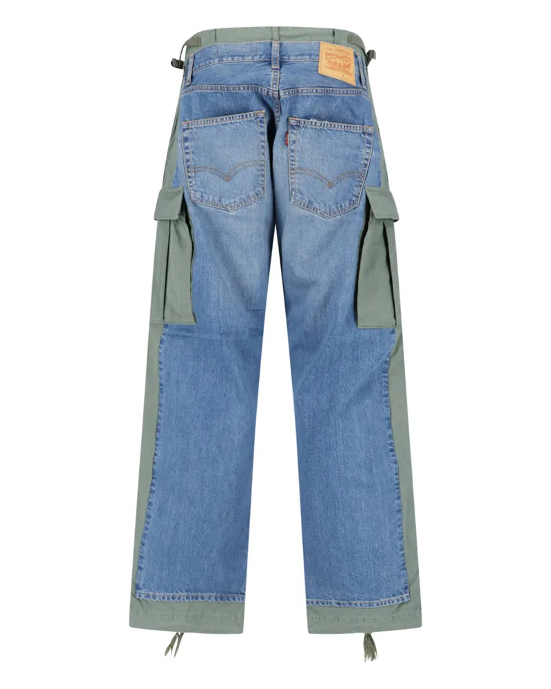 Junya Watanabe Men's Jeans Blue Cotton Blue