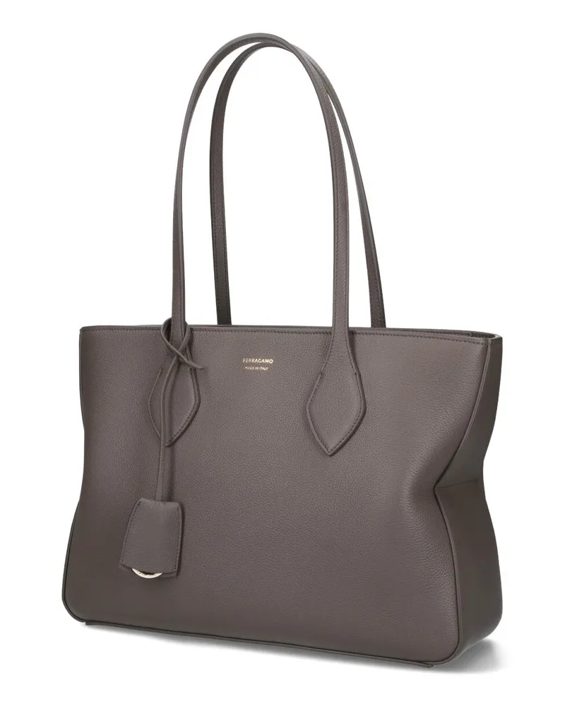 Ferragamo Women's Bags Grey Calf Leather Gray