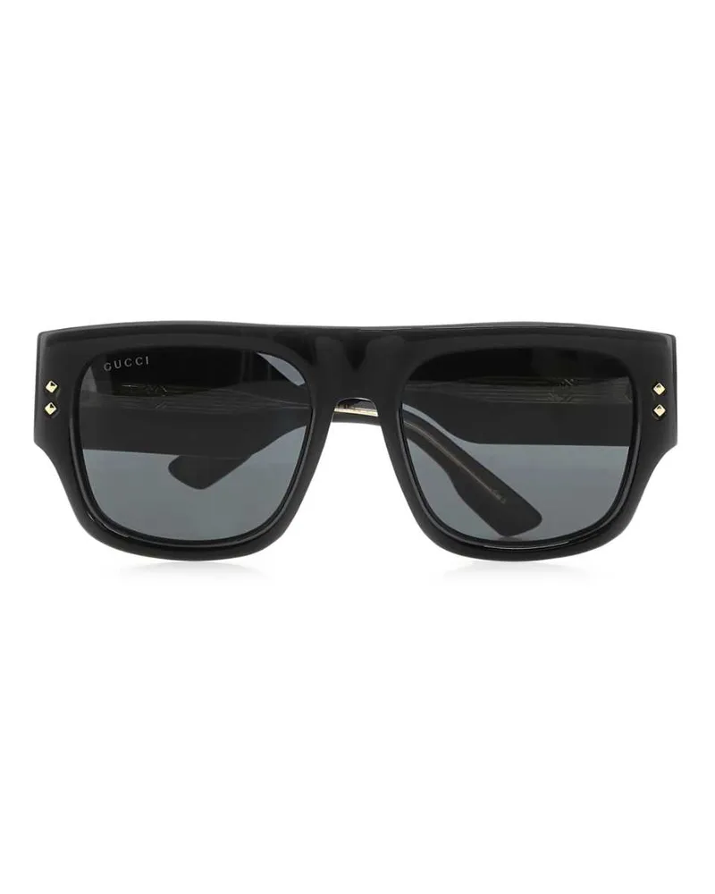 Gucci Men's Black Acetate Sunglasses Exterior: Occhiali Da Sole Black