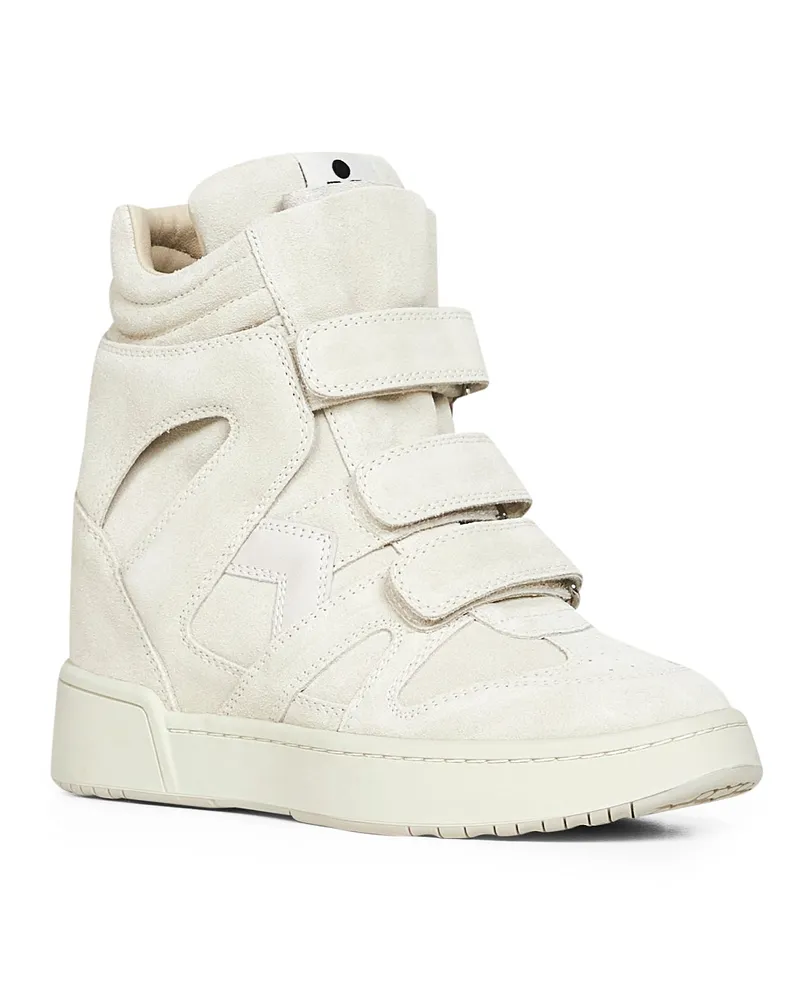 Isabel Marant High-Top Sneaker — White White