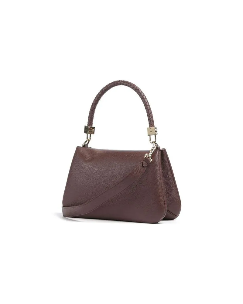 Coccinelle Women's Handbag Berry Micro Grainy Leather Bags - Handbags Purple
