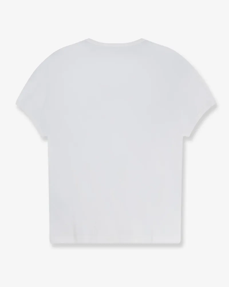 Maison Margiela Women's Cotton T-Shirt White T-Shirts & Jerseys White