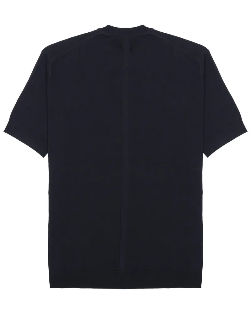 Low Brand Viscose Blend T-Shirt — Blue Blue