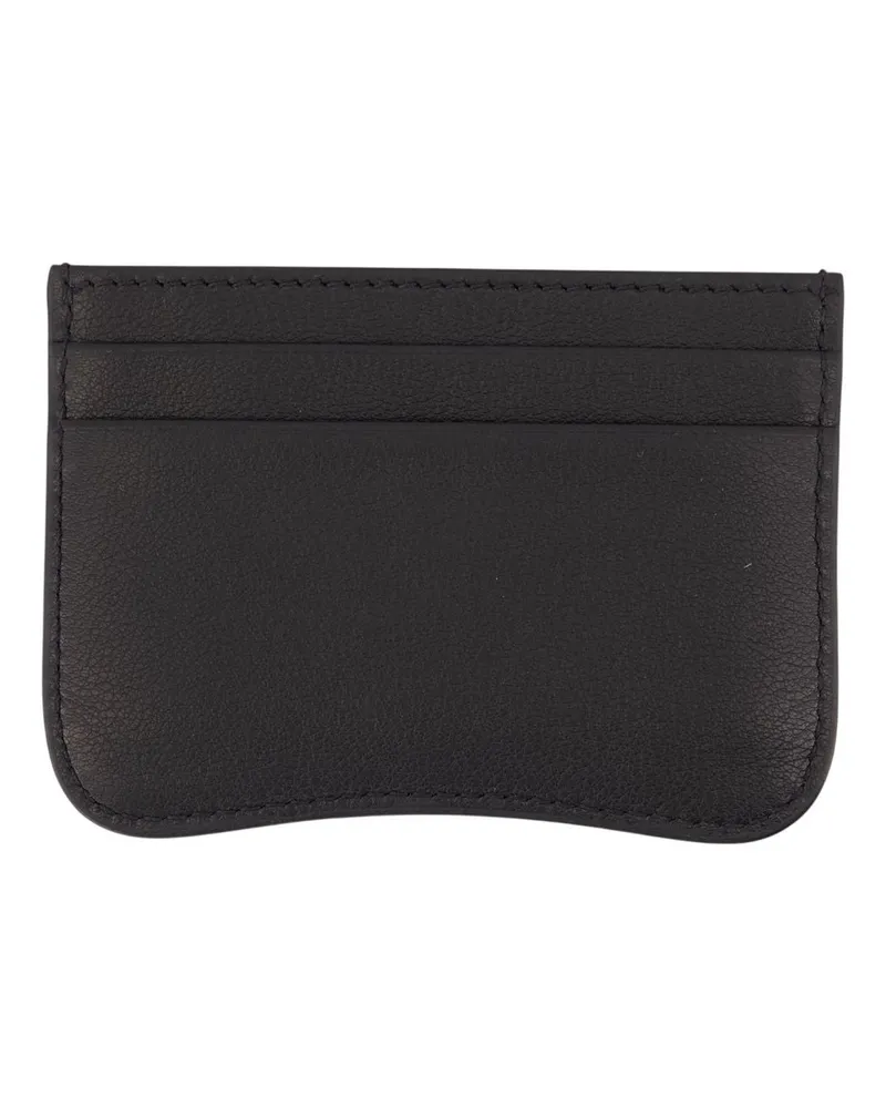 AMI Paris Unisex Paris Cardholder - Ami Leather Black Calfskin Accessories Card-Holder Black