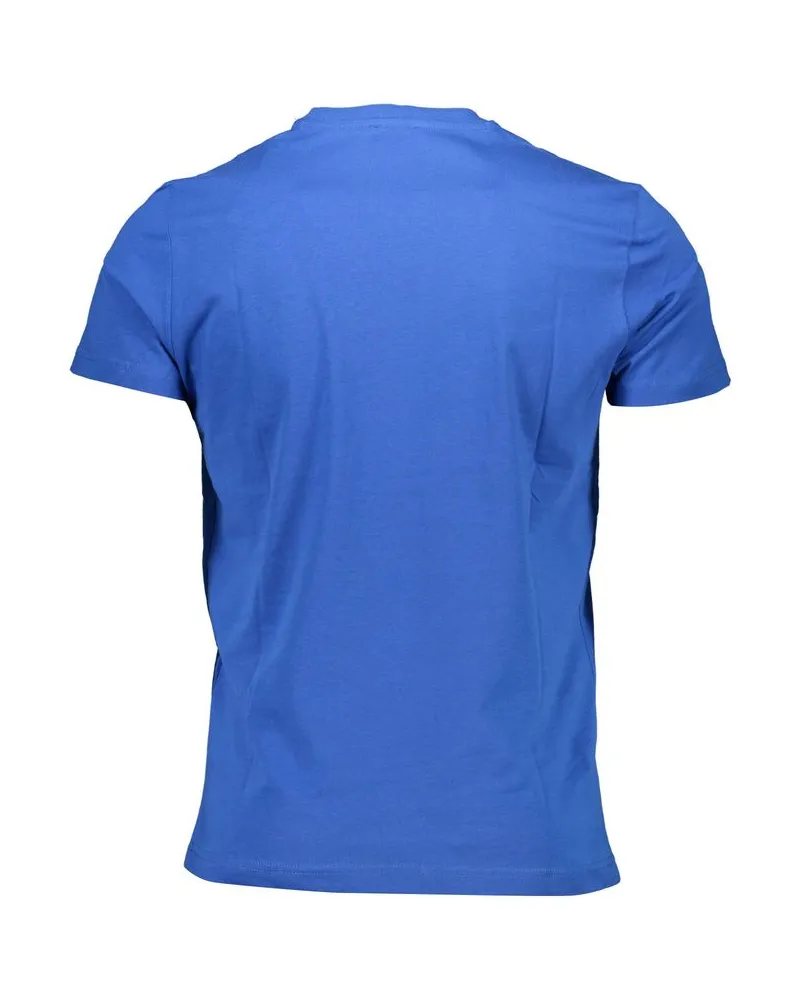Diesel Logo-Print Cotton T-Shirt — Blue Blue