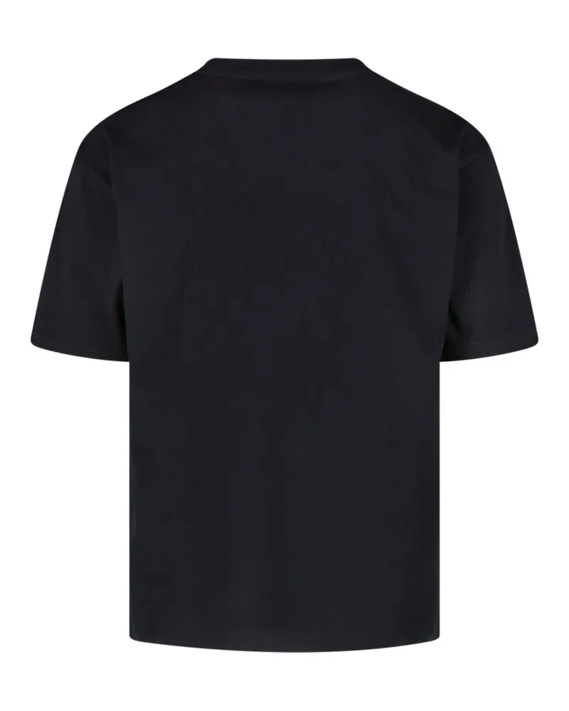 Valentino Garavani Men's T-Shirts And Polos Black Cotton Black