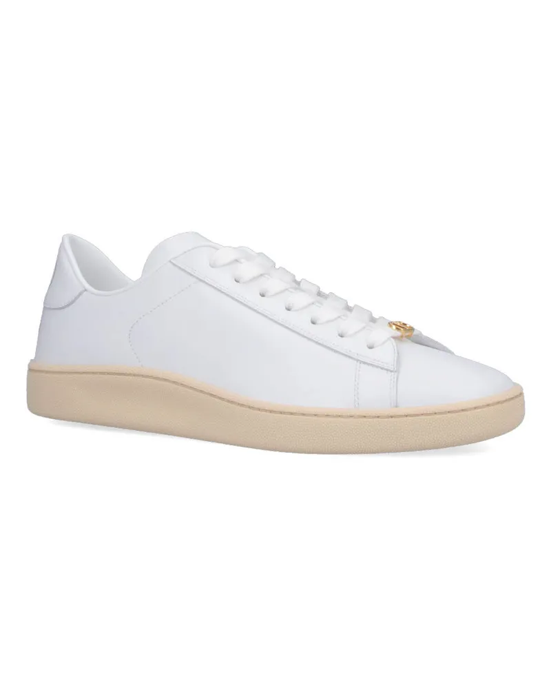 Valentino Garavani Men's Sneakers White Upper: Calf Leather White