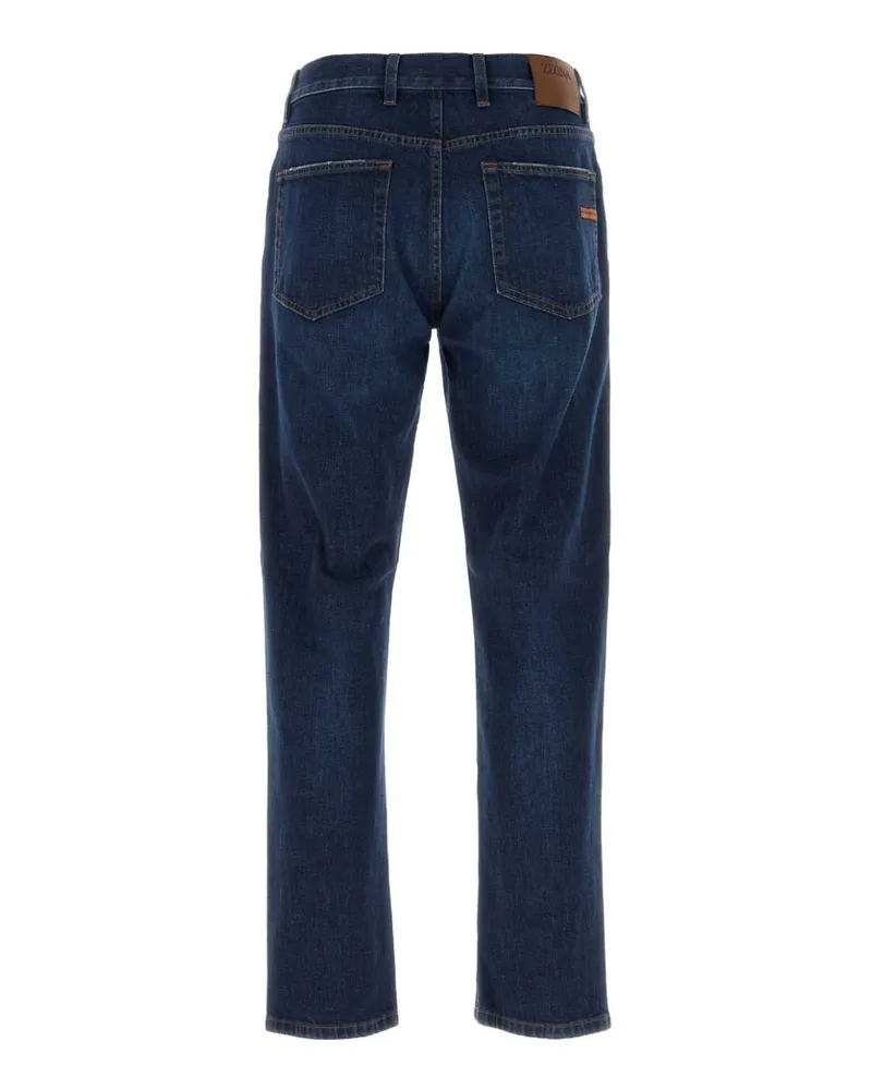 Ermenegildo Zegna 001 Exterior: Cotton Elastane Jean Navy