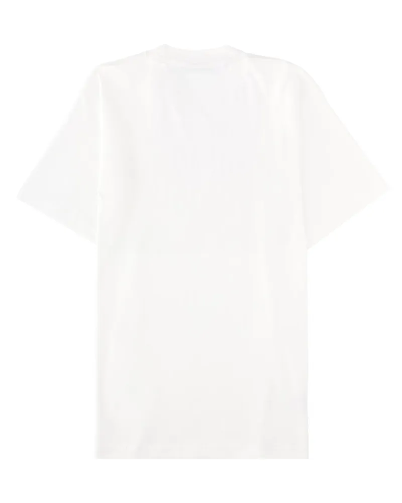 Moschino Logo Cotton T-Shirt — White White