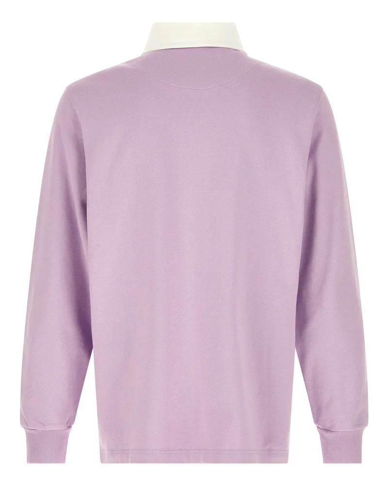 J.W.Anderson Embroidered Rugby Polo — Lavender Lavender