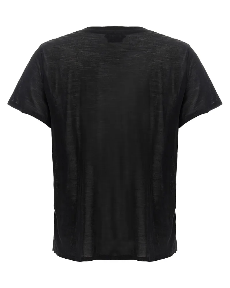 Tom Ford Women's Black Silk T-Shirt Black