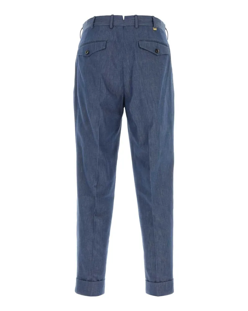 PT TORINO Men's Ait Force Blue Cotton Style Pant 0360 Exterior: Pantaloni Blue