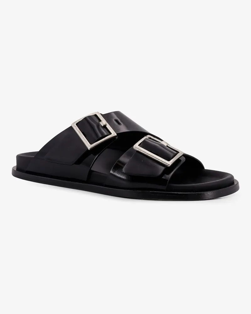 Alohas Women's Low Leather Sandals Black Black