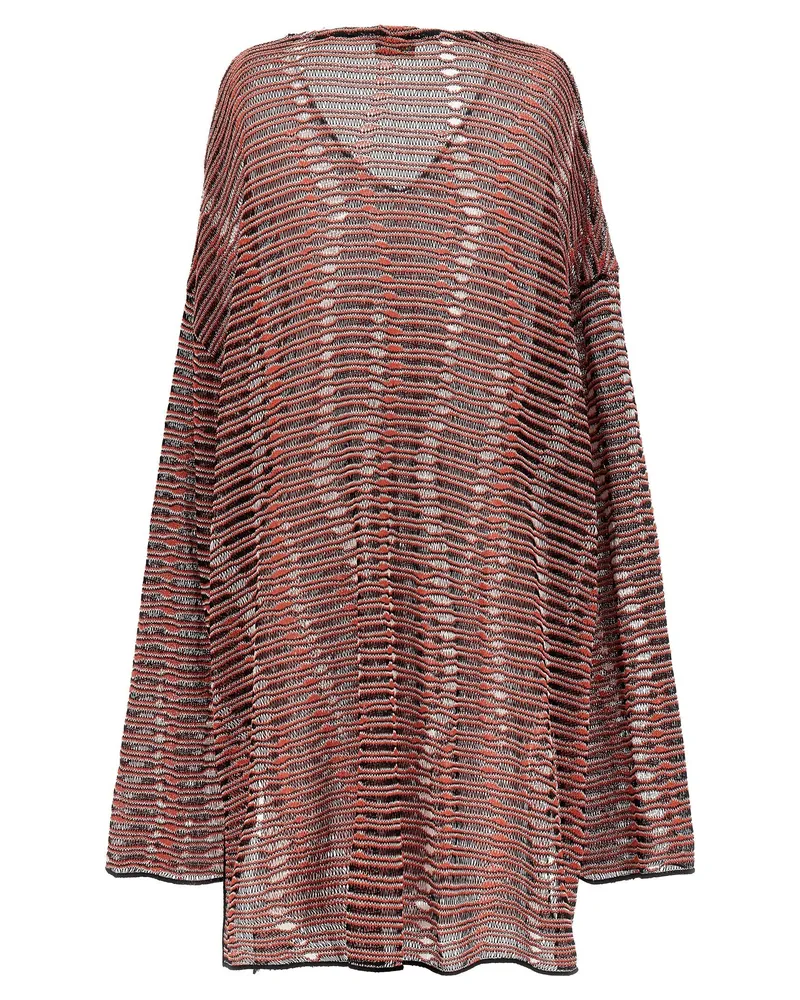 VITELLI Wave Jacquard Sweater — Red Red