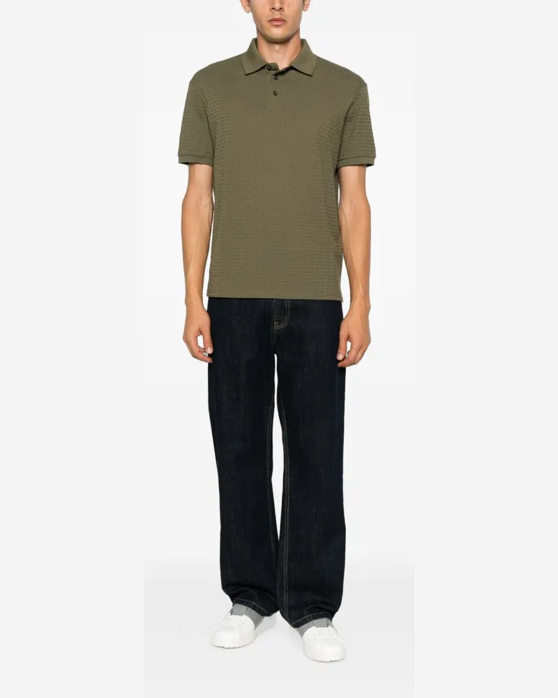 Emporio Armani Cotton Polo — Khaki Khaki